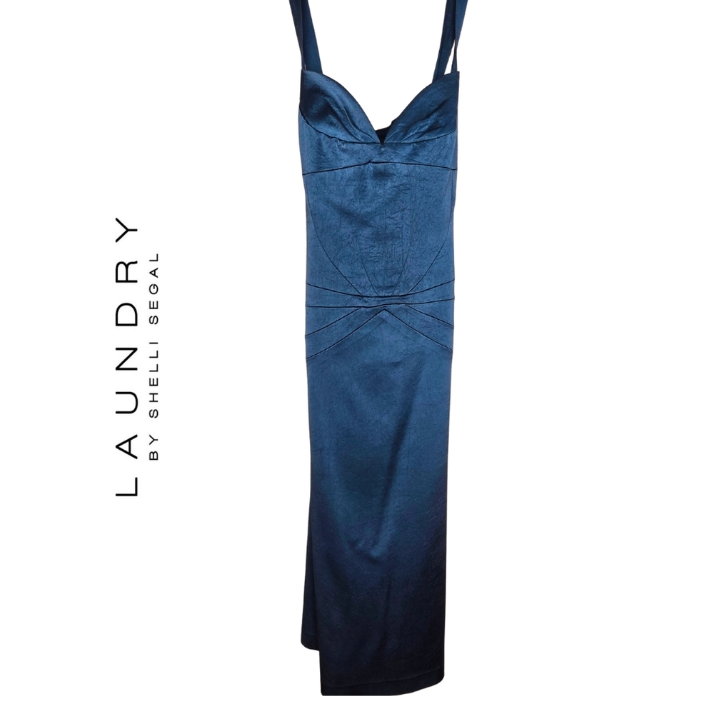 Laundry by Shelli Segal Blue Teal Dress